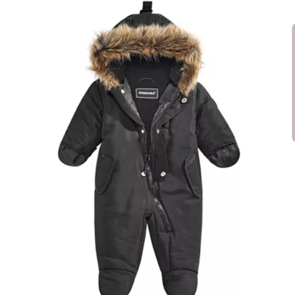 Rothchild hooded footed pram with faux-fur trim - Picture 1 of 7